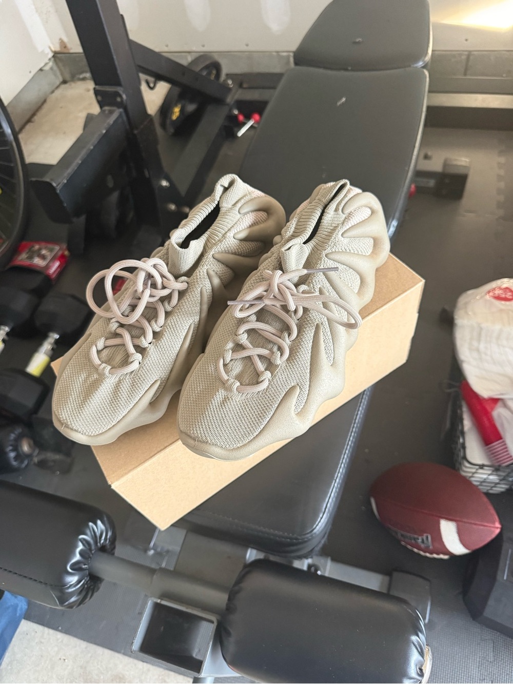 adidas Women's Knit Sculpted Sneakers in Beige